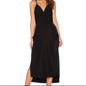 BCBGeneration Black Draped Dress